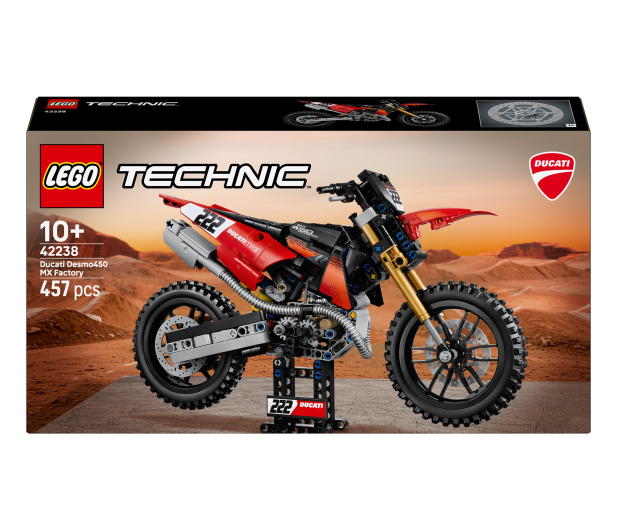 LEGO TECHNIC 42238 Motocykl Ducati Desmo450 MX Factory - 1547399 - zdjęcie